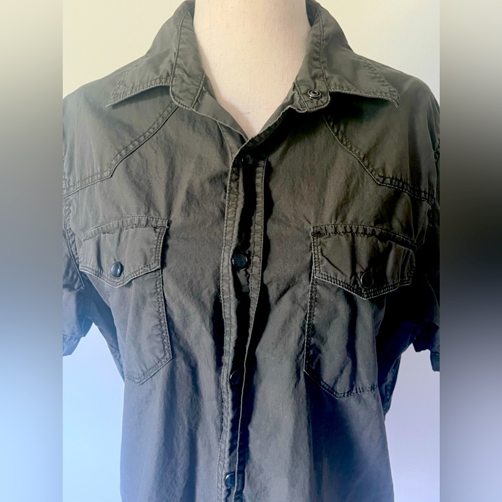 Vintage Converse One Star | Shirt Adult Small | Green Short Sleeve